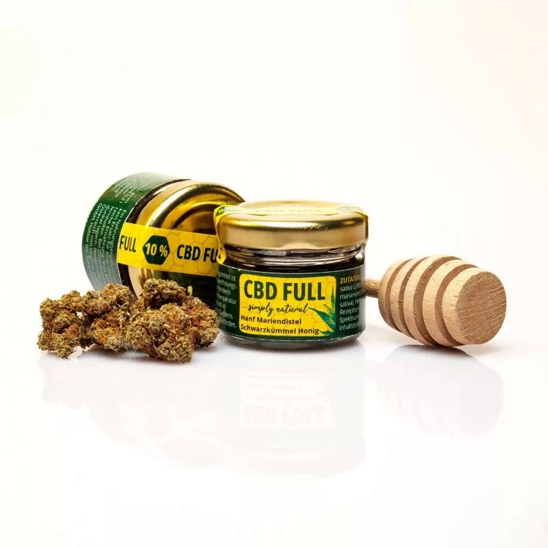 CBD Full Honig 10% - mit Mariendistel und Schwarzkümmel