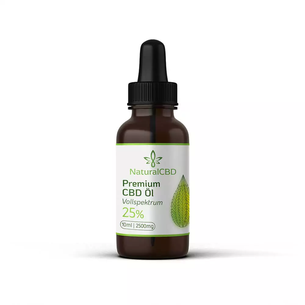 25% CBD Öl (2500mg) - Vollspektrum Hanfextrakt