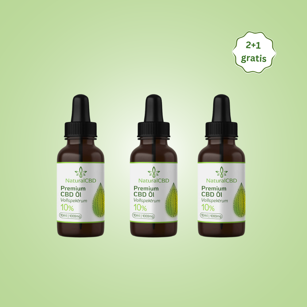 10 % CBD Öl – 2+1 Vorteilsset