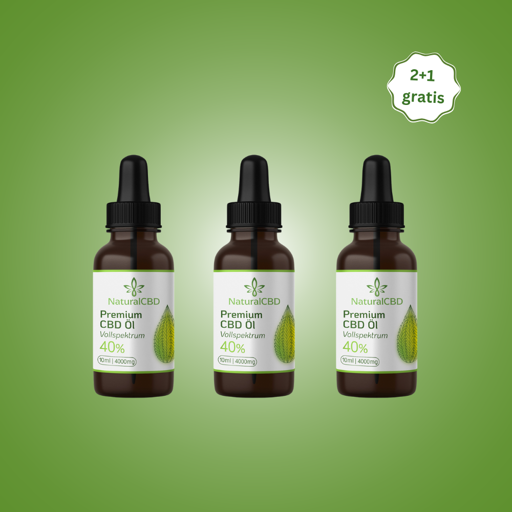 40 % CBD Öl – 2+1 Vorteilsset